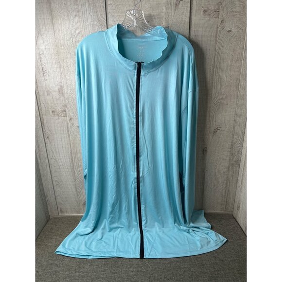 Men Size 4XL Tall Full Zip Lightweight Jackets Set Of 3 Real Essentials - Picture 4 of 10